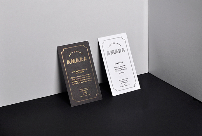 Amara by Firmalt #print #business card #graphic design