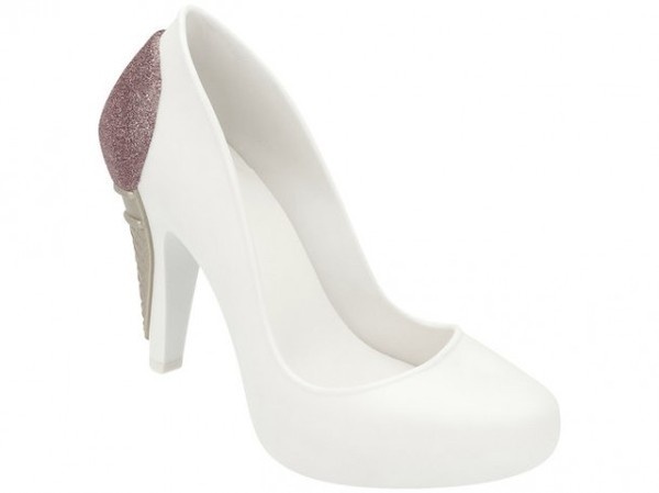 Karl Lagerfeld and Melissa Incense shoe #karl #shoes #cream #artistic #lagerfeld #ice