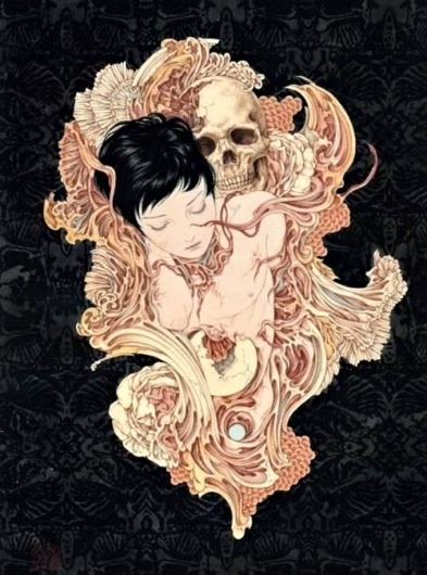 2headedsnake #illustration #death #girl