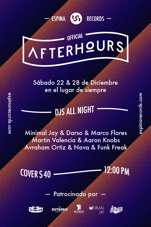 After Hours #sonora #djs #party #flyer #mxico #poster #music #electronic