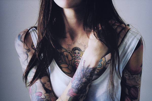 Red Head Tattoo Girl, tattoo, girls, HD wallpaper | Peakpx