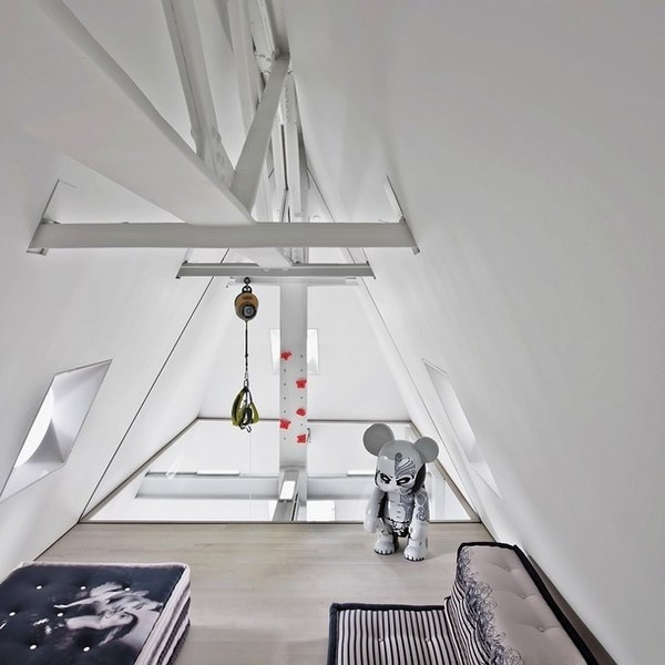 Artistic penthouse modern white loft #interior #artistic #penthouse #apartment #fun