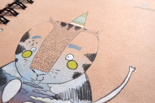Prinz Apfel Calendar 2014 #illustration #calendar #doodle