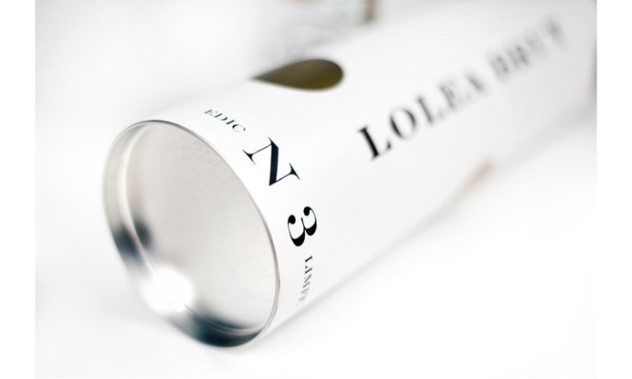 #packaging #identity #Lolea #sangria #gold #white #polkadot