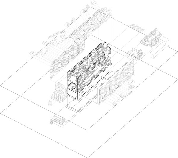 Massive Infra-Structural Furniture / Michael Miller #architecture #drawing