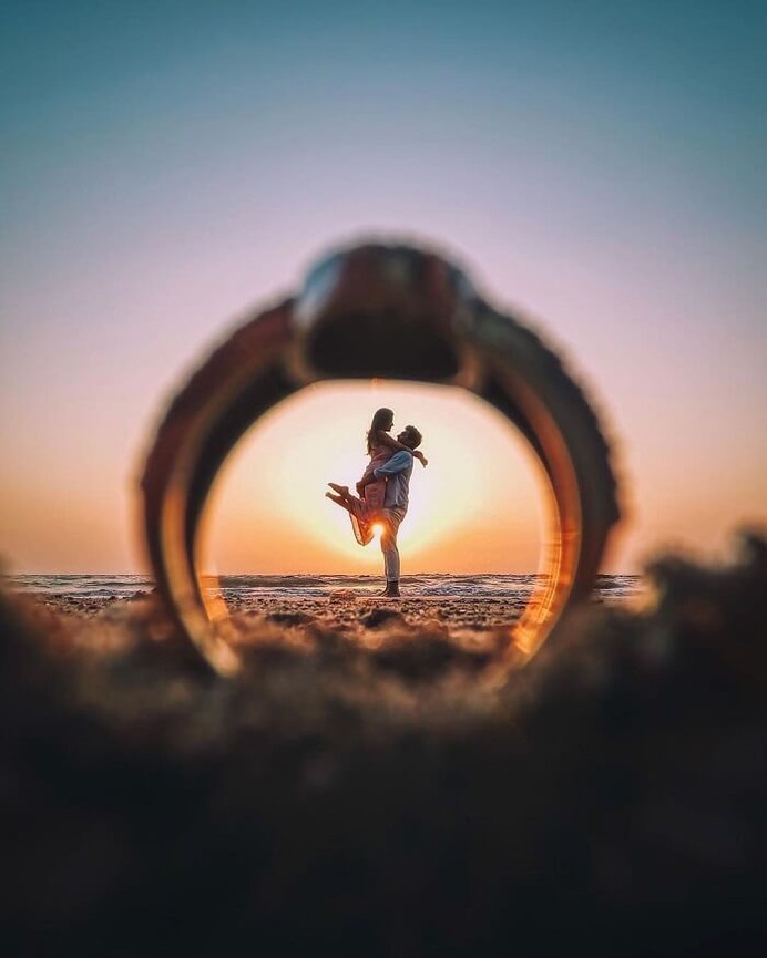 Pre Wedding Shoot With Engagement Ring