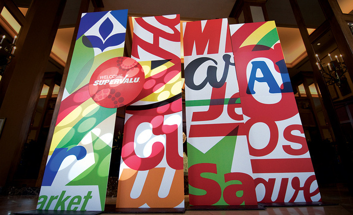 Curious, aren't you? Ooh and ahh over our work here - FAME Retail #logos #environment #supervalue