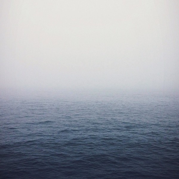 Photo by chromanaut #ocean #fog #water #infinity #blue