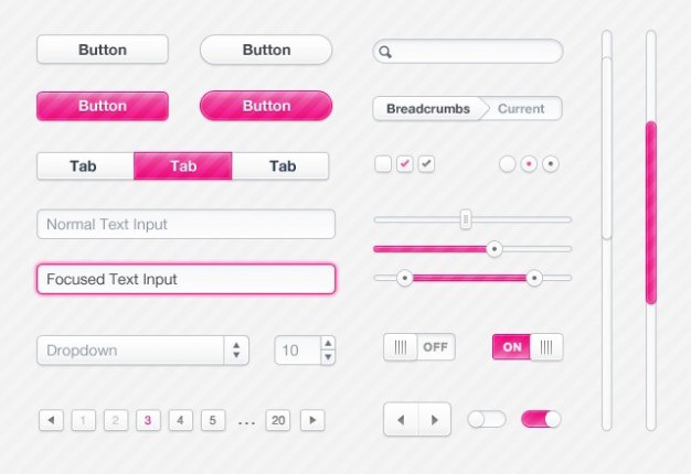 Free candy kit Free Psd. See more inspiration related to Pink, Web, Candy, Buttons, Psd, Web button, Horizontal and Kit on Freepik.