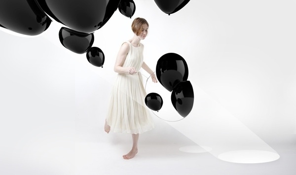 Black Balloon 1824 on the Behance Network #balloon #light #white #black