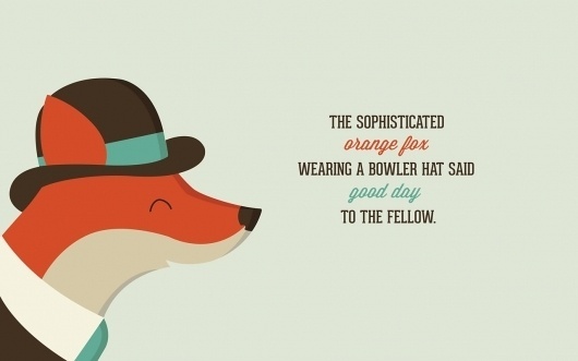 tumblr_m1wz7jZ09h1qevjafo1_1280.jpg (1280×800) #vector #orange #fox #typography