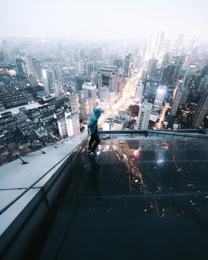 Breathtaking Rooftop Shots From Skyscrapers Of Shanghai by Anselm Wiethoff