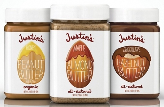 Justin's Nut Butter : Lovely Package® . Curating the very best packaging design. #branding #packaging #design #graphic #illustration
