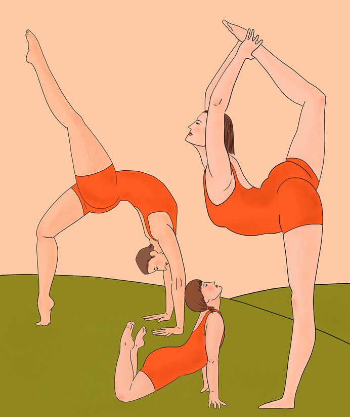 YOGA FAMILY - 스케치가 아까워서 색칠했던 b컷. 포스터로 만들어도 예쁠것 같아서 킵🐿
