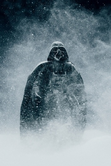 tumblr_lzc64iP2kK1r768kpo1_1280.jpg (620×930) #darth #vader #snow