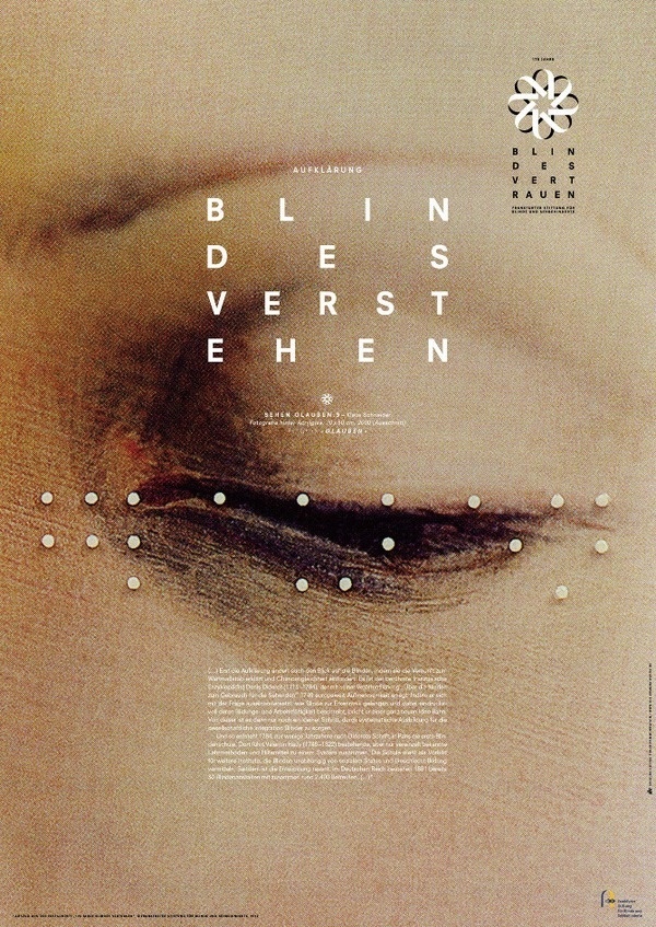 Daniel Gumbert #blind #frankfurt #round #poster #dot