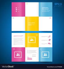 Image result for trifold brochure squares