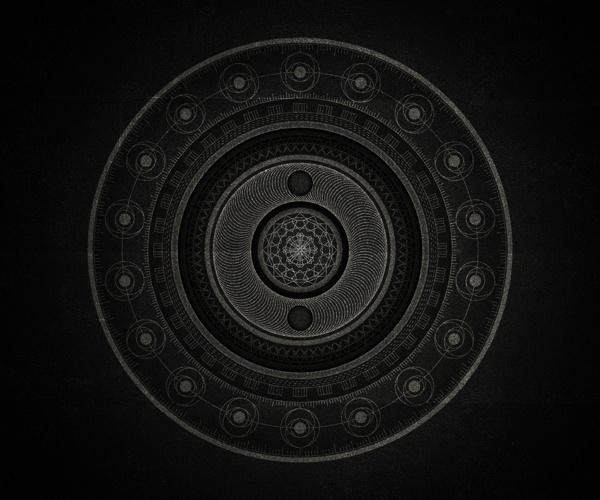 Inner space on Behance #beautiful #mandala #monochromatic #black