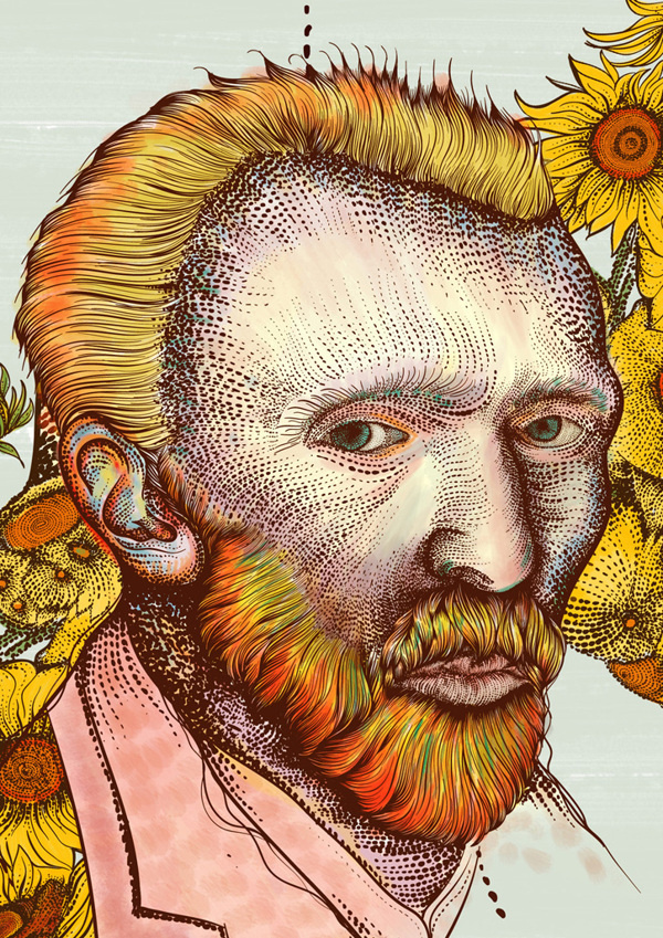 YOUNG LIONS COMPETITION 2013 on Behance #gogh #van #illustration #colours
