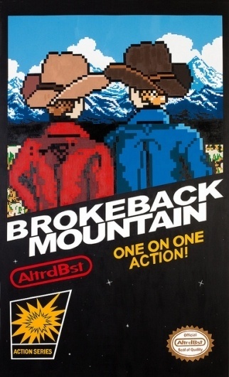 koikoikoi.com #mountain #fake #videogame #pixel #illustration #art #brokeback