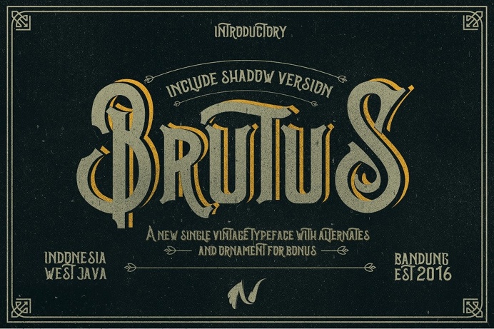 Brutus Typeface Extras - Display - 1