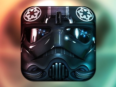 Tiefighter2_dribbble #icon #iphone #application #ipad