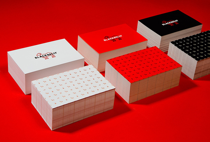 Blackbelly by Berger & Föhr #branding #business card