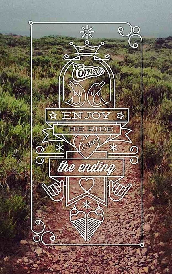 Enjoy the ride, love the ending #design #graphic #typography