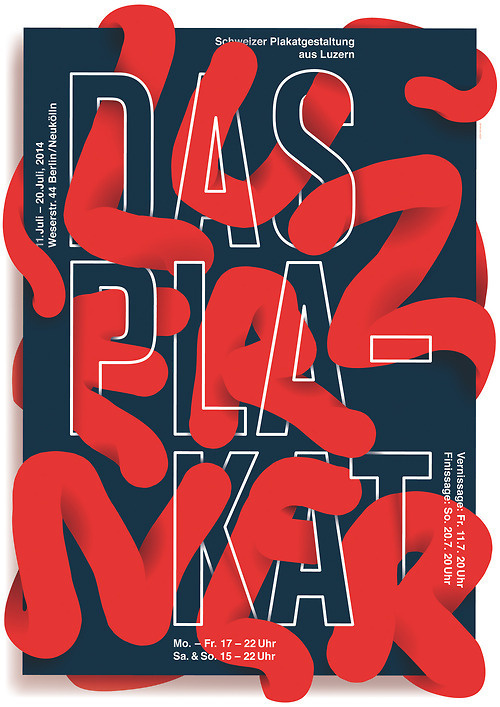 Typeverything.com - Das Luzeren Plakat by Josh Schaub. #poster