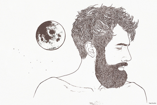 cetus #illustration #beard #toma #evsuvdo