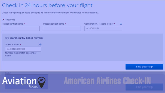 How can I check-in for my American Airlines flight?