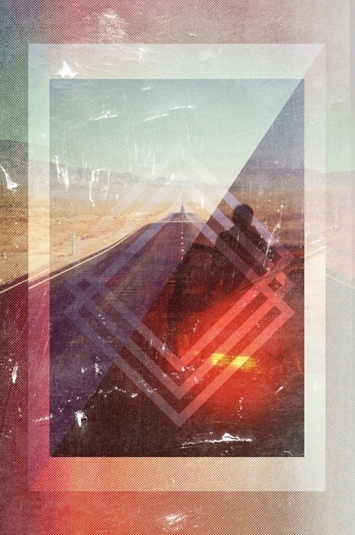 DRIVE// HARD on the Behance Network #design #retro #graphic #vintage #poster #layout #newwave #typography
