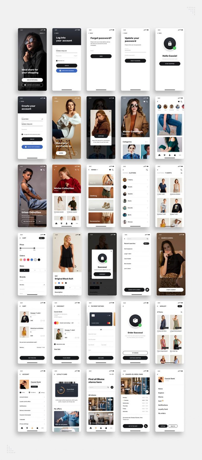 Blume – Shopping App UI Kit