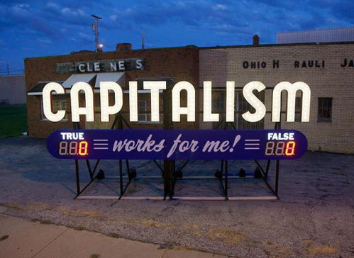 capitalism #neon #signage #lettering #typography