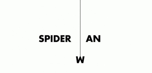 Wordplay › Illusion – The Most Amazing Creations in Art, Photography, Design, and Video. #logo #spiderman #funny