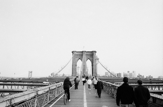 New York | Flickr - Photo Sharing! #white #black #photography #and #york #bridge #brooklyn #new