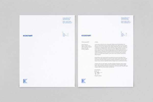 Kickstart Media Group on Behance #stationery
