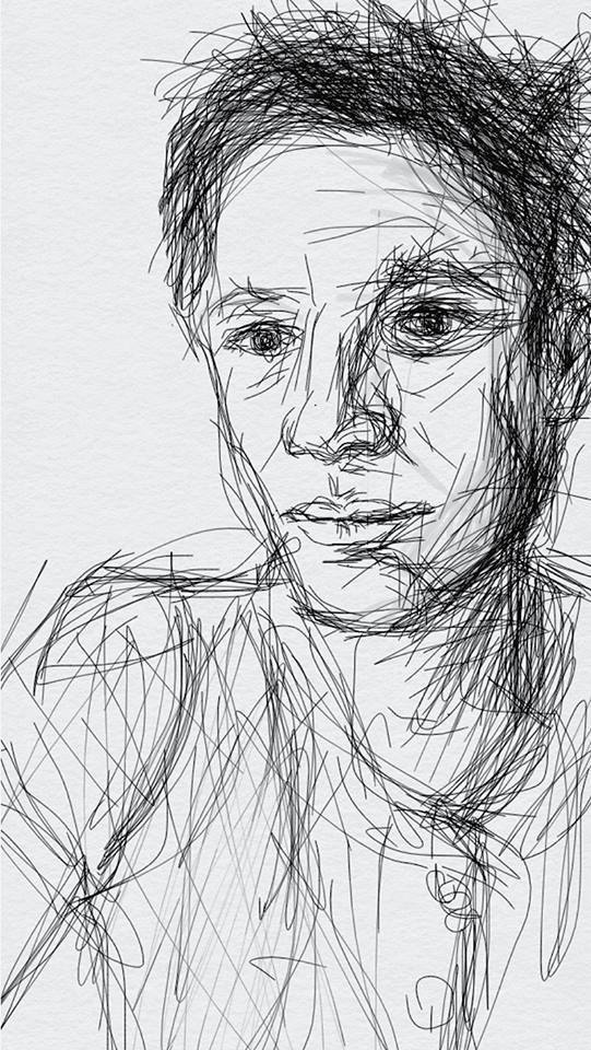 self #self #portrait #drawing