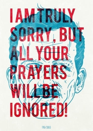 116/365 - The All Day Everyday Project | Flickr - Photo Sharing! #design #graphic #illustration #portrait #poster