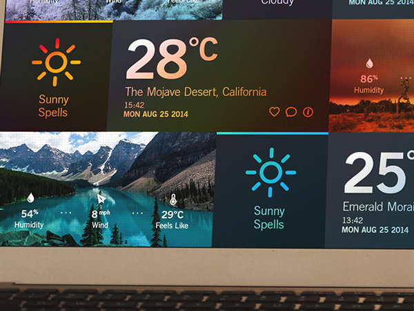 Weather Dashboard // Global Outlook UI/UX on Behance #flat #weather #ux #icon #interface #ui #iphone #dashboard #app #colors #photoshop #iso
