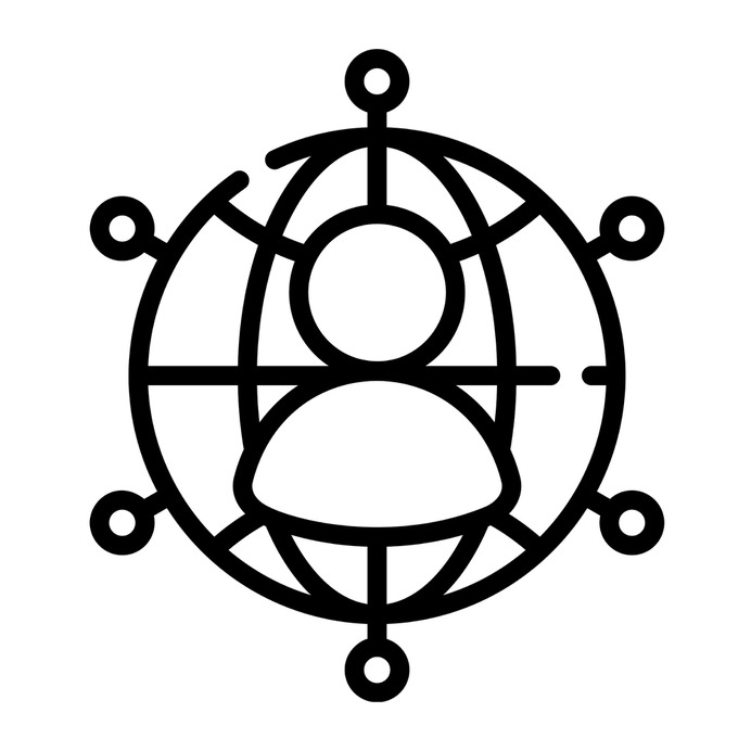 See more icon inspiration related to network, connector, circles, networking, social network, interface, multimedia, shapes, business and people on Flaticon.