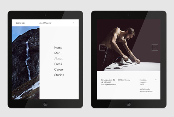 Maaemo by Bielke&Yang #website