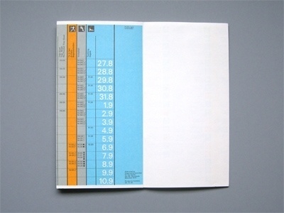 Otl Aicher 1972 Munich Olympics - Timetables #timetable