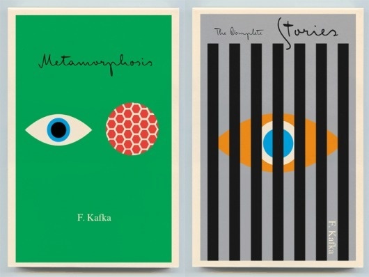 Fonts In Use – Kafka Editions from Schocken #minimalist #geometric #typography