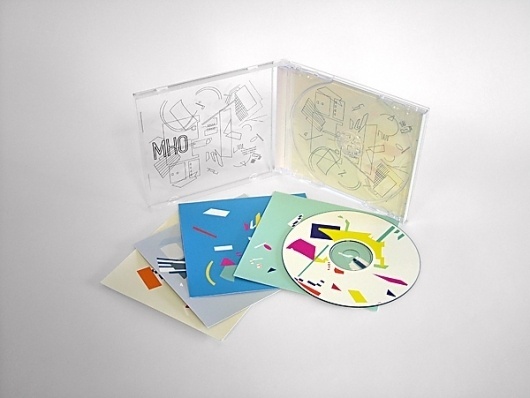 CD PACKAGING on the Behance Network #packaging #geometric #transparent #colors #music #game
