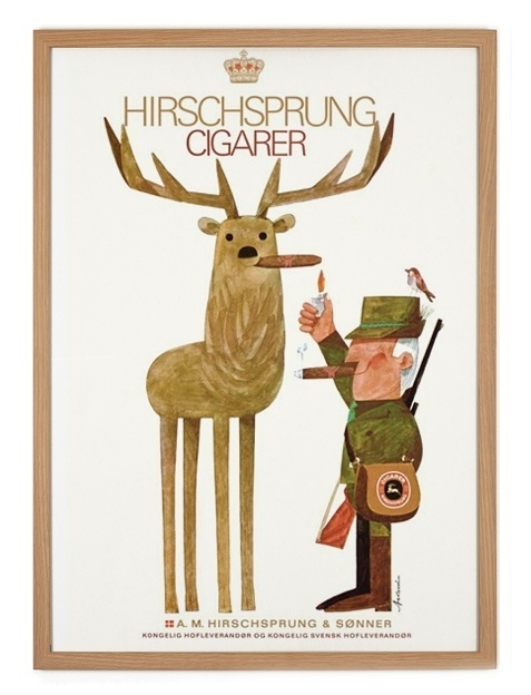 Hirschsprung Poster A3 #illustration #poster