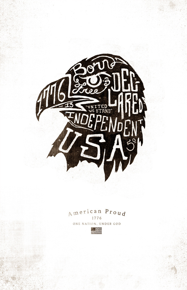 American Proud on Behance, Jeremy Teff #illustration #drawn #hand #typography