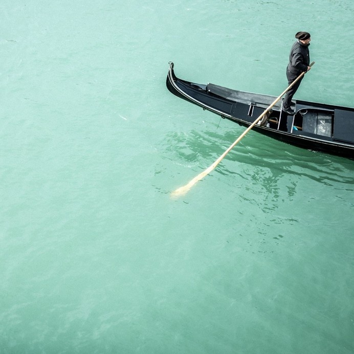Türkis #venice #turquoise #water #gondola