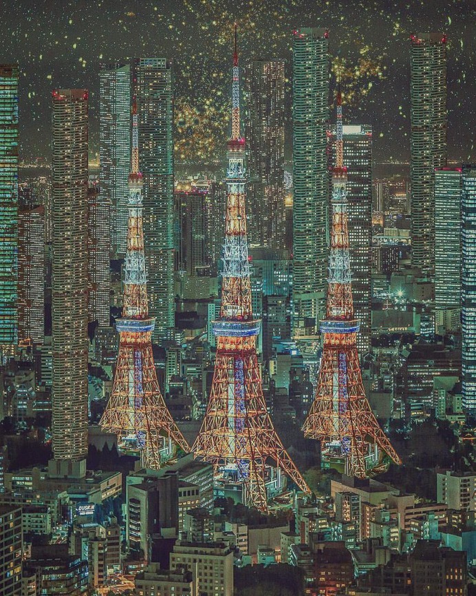 Cyberpunk and Futuristic Urban Landscapes by Yoshito Hasaka