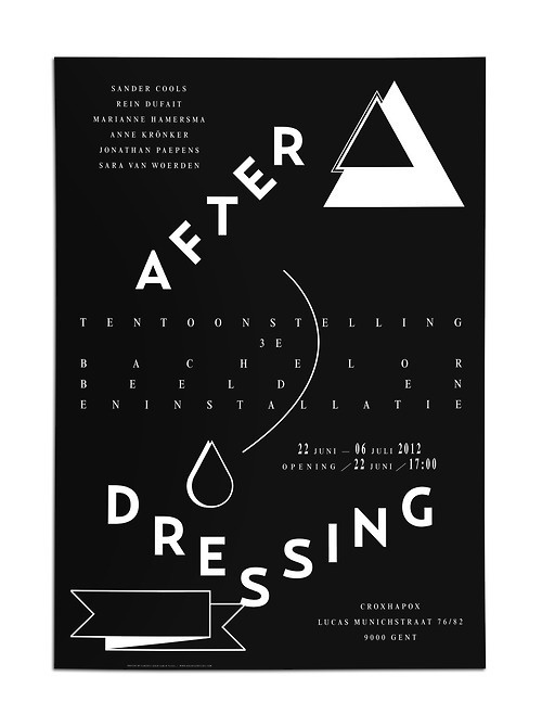 After DressingExhibition Poster #poster #typography